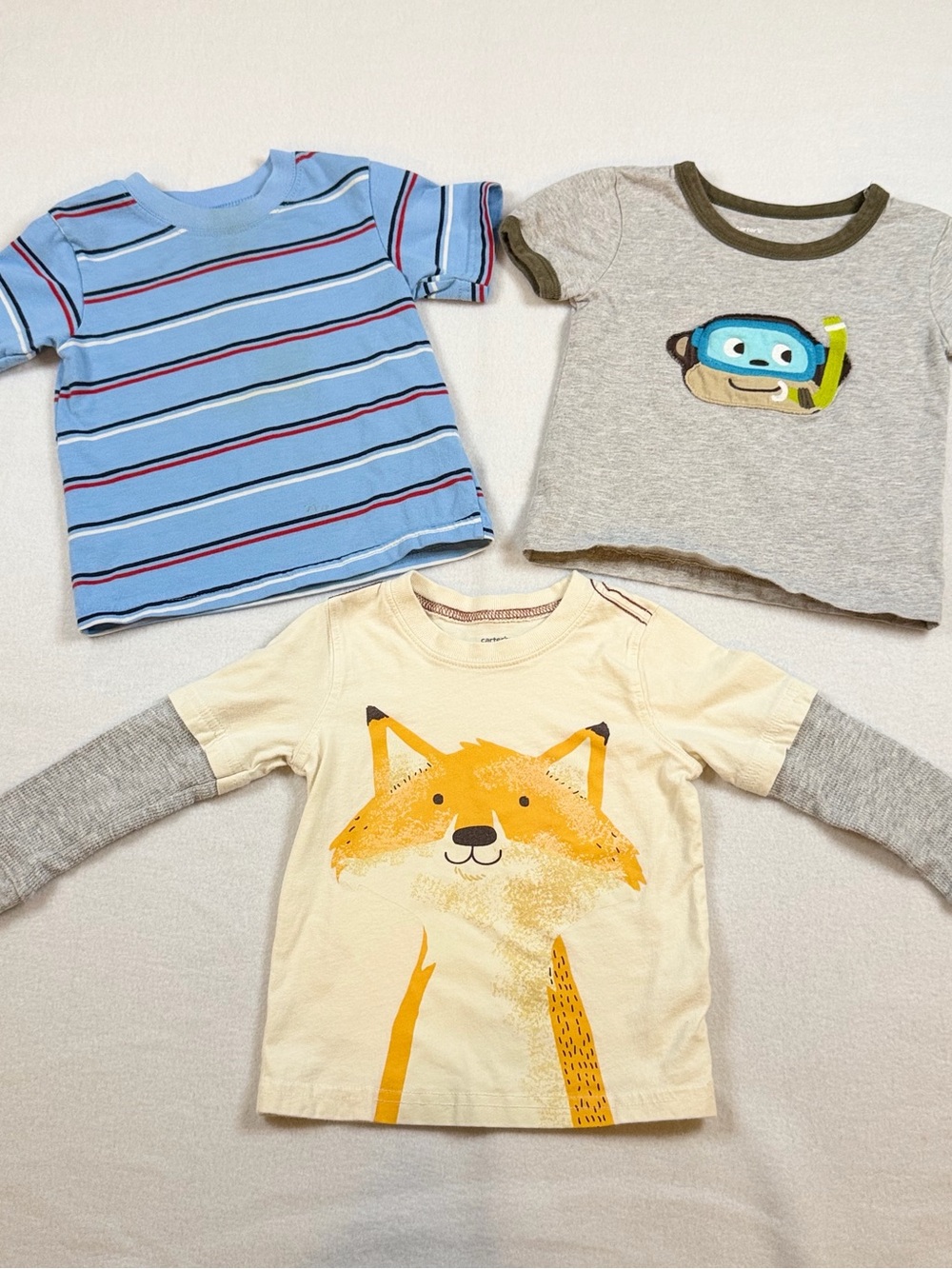 3 piece bundle- baby boy t shirts